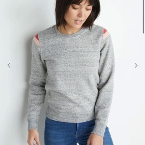 Marine Layer Banks Crewneck Light Grey Sz XL